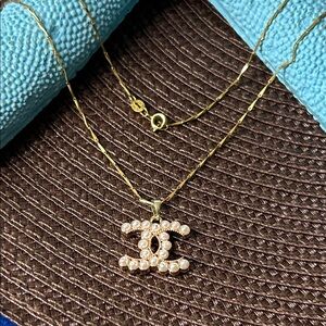 🖤CHANEL Zipper pull pendant Upcycled Necklace